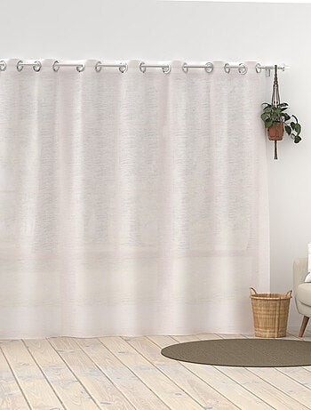 Voile lin à oeillets LINEN, par Soleil d'Ocre