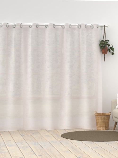 Voile lin à oeillets LINEN, par Soleil d'Ocre - Kiabi