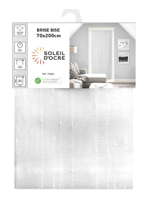 Voile pour porte fenêtre MAELIS par Soleil d'ocre - Kiabi Voile pour porte fenêtre MAELIS par Soleil d'ocre - Kiabi