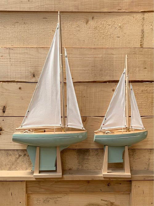 Voilier Le Beajour vert d'eau 40cm - Kiabi
