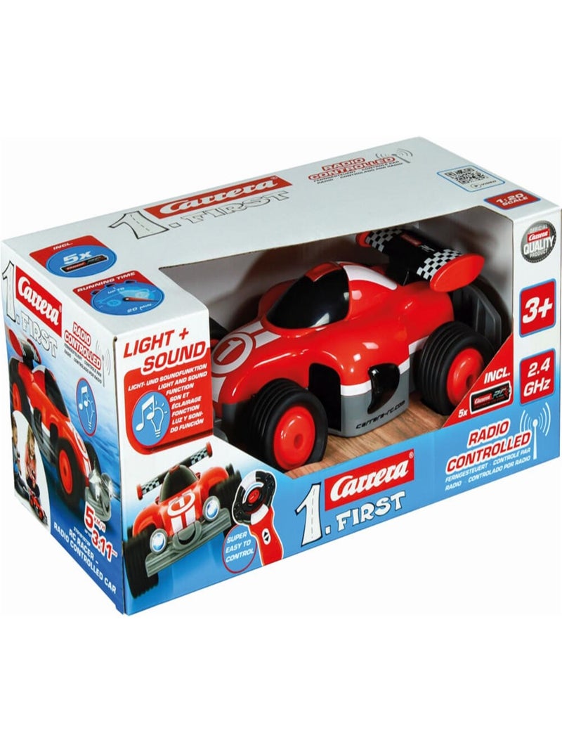 Voiture 2,4GHz First RC Racer Rouge - Kiabi