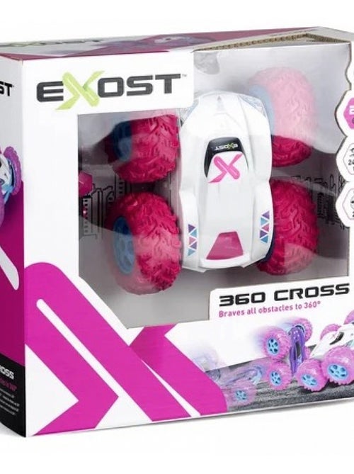 Voiture 360° Cross Pneus Rose - Kiabi