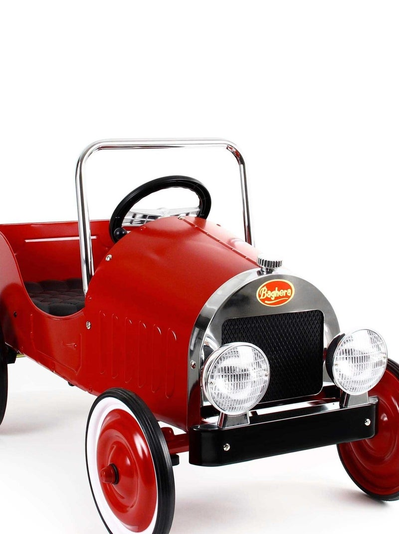 Voiture à pédales rouge Classic Baghera Rouge - Kiabi