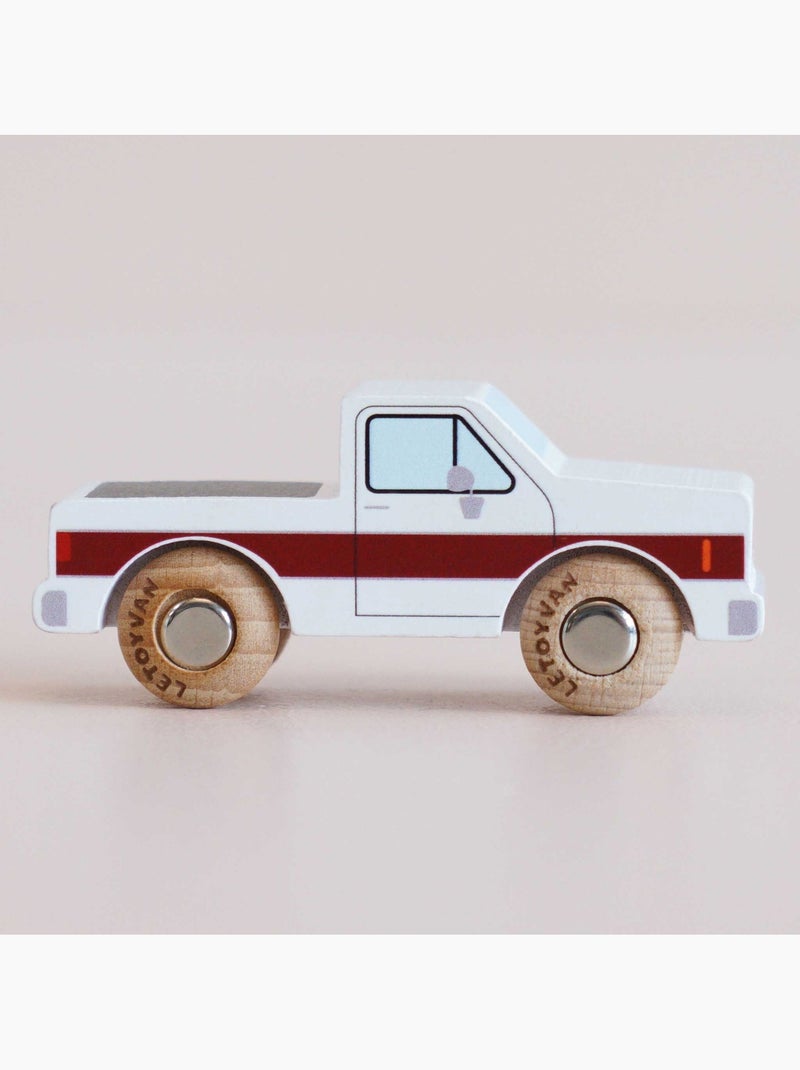 Voiture charlie no 30 Blanc - Kiabi
