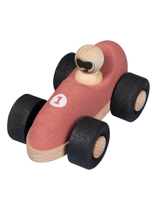 Voiture de course en liège rouge - Kiabi