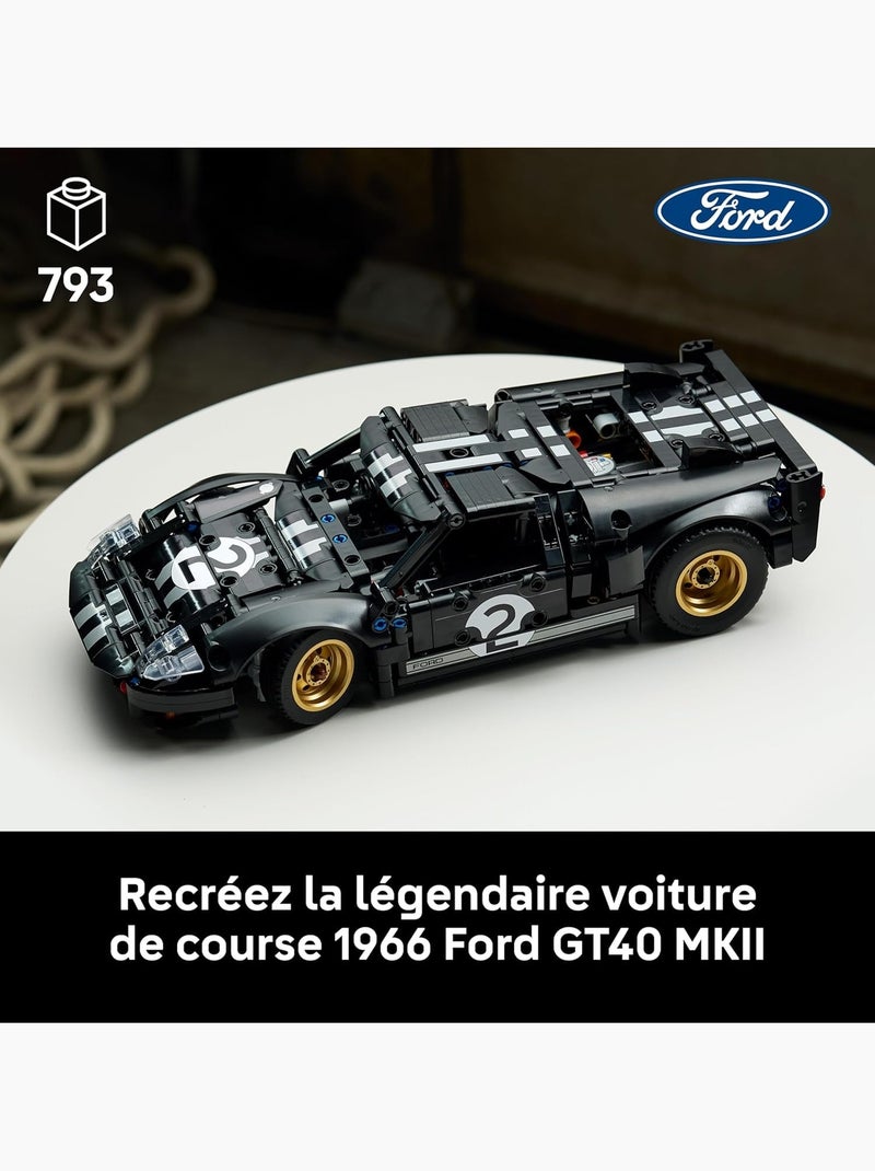 Voiture De Course Ford Gt40 42223 - Lego® Technic - Lego® Rouge - Kiabi