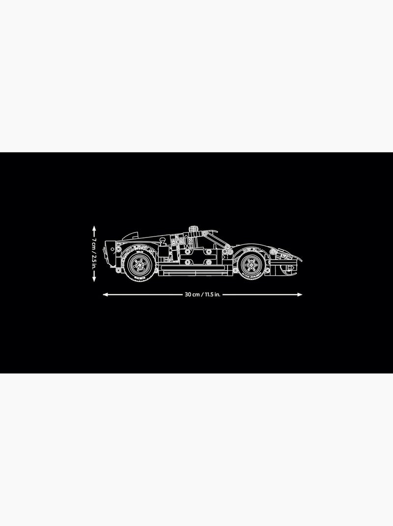 Voiture De Course Ford Gt40 42223 - Lego® Technic - Lego® Rouge - Kiabi