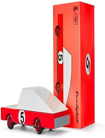 Voiture de course rouge