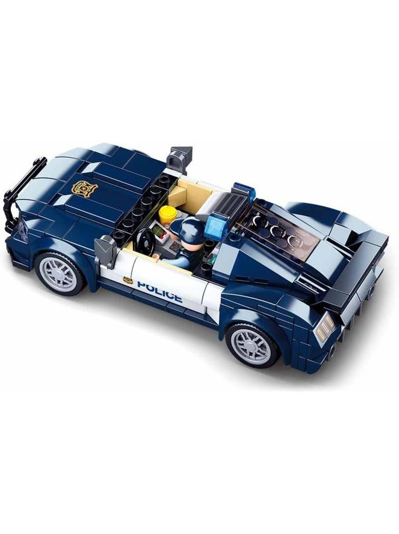 Voiture de police 284 pcs Bleu - Kiabi