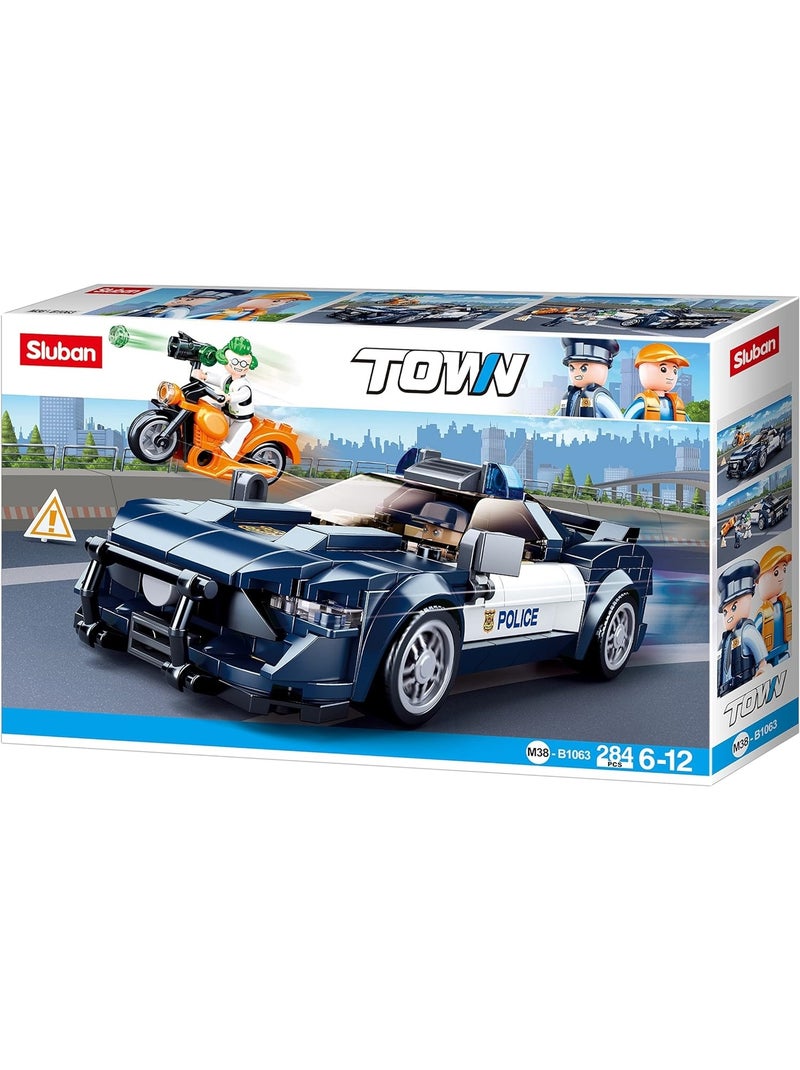 Voiture de police 284 pcs Bleu - Kiabi