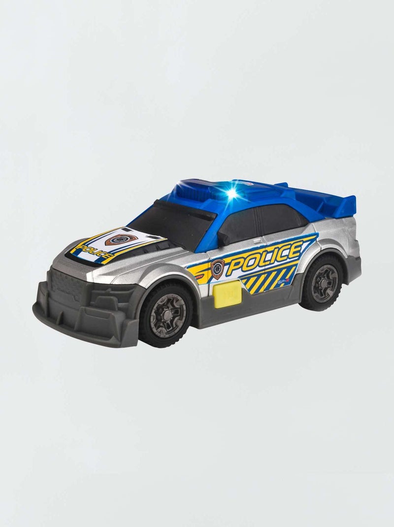 Voiture de police Dickie Toys bleu/gris - Kiabi