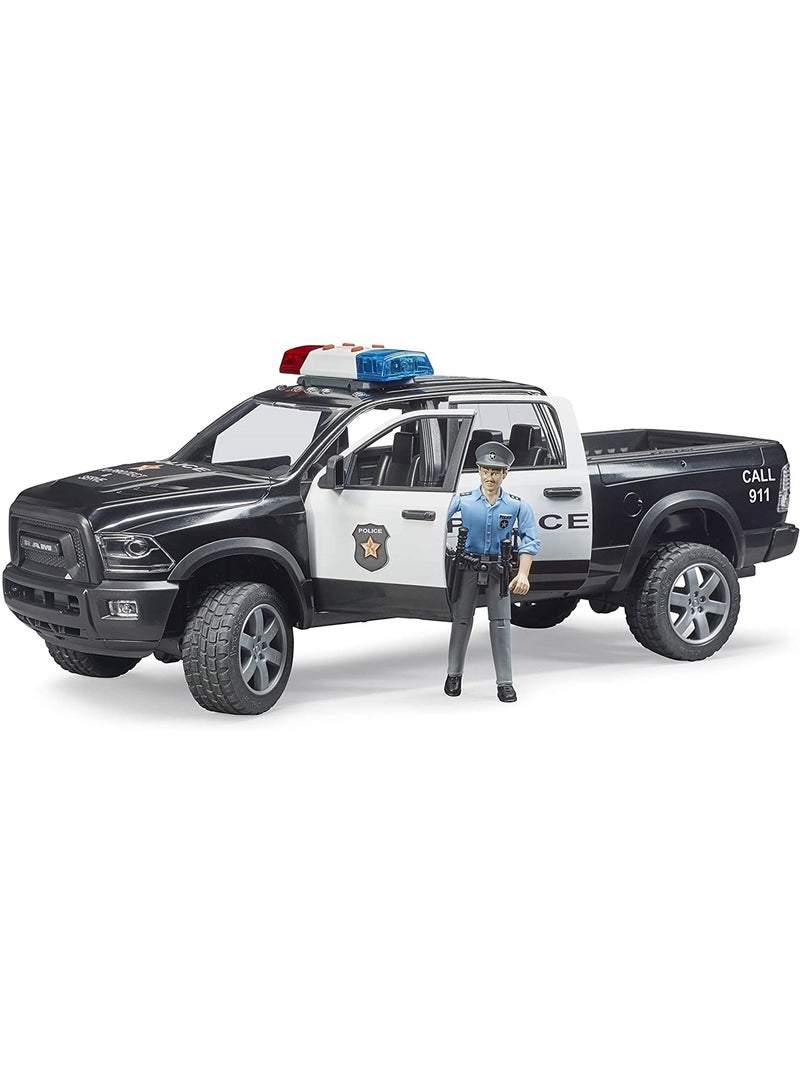 Voiture de police ram 2500 pick-up de la police avec un officier de police Multicolore - Kiabi
