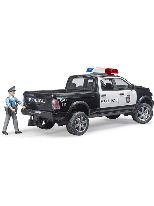 Voiture de police ram 2500 pick-up de la police avec un officier de police - Kiabi
