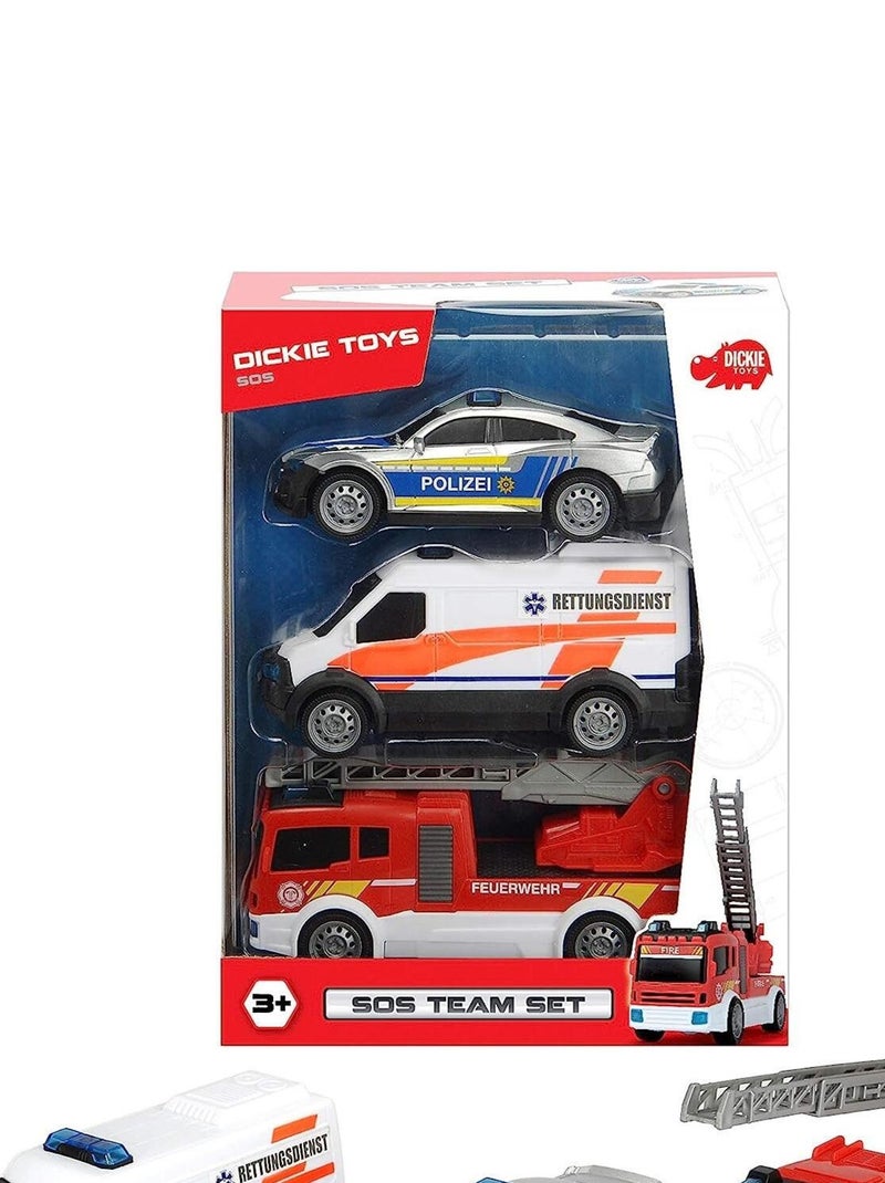 Voiture de sauvetage SOS Team Set N/A - Kiabi