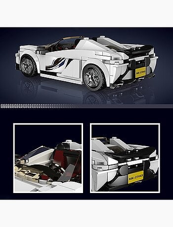 Voiture de sport 650S + vitrine