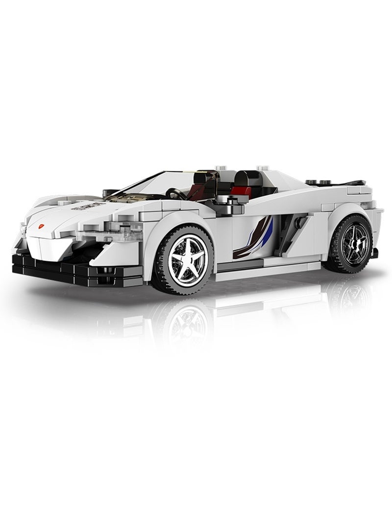 Voiture de sport 650S + vitrine Blanc - Kiabi