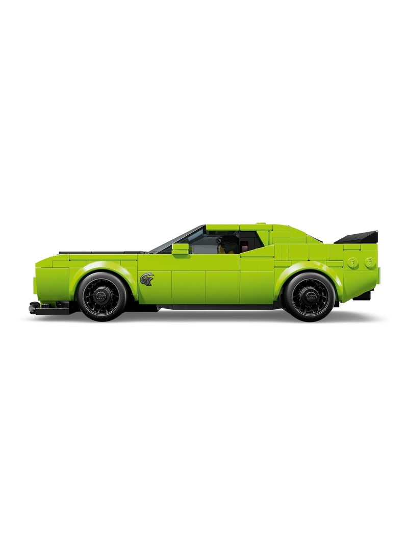 Voiture de sport Dodge Challenger SRT Hellcat Vert - Kiabi