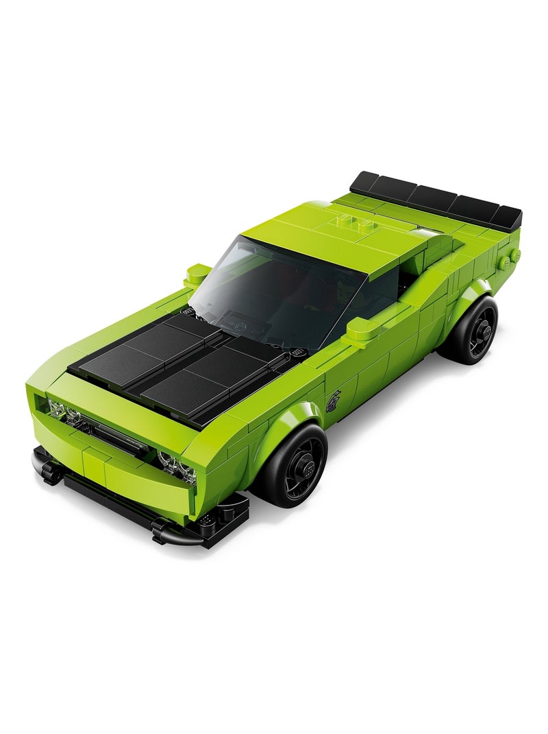 Voiture de sport Dodge Challenger SRT Hellcat Vert - Kiabi
