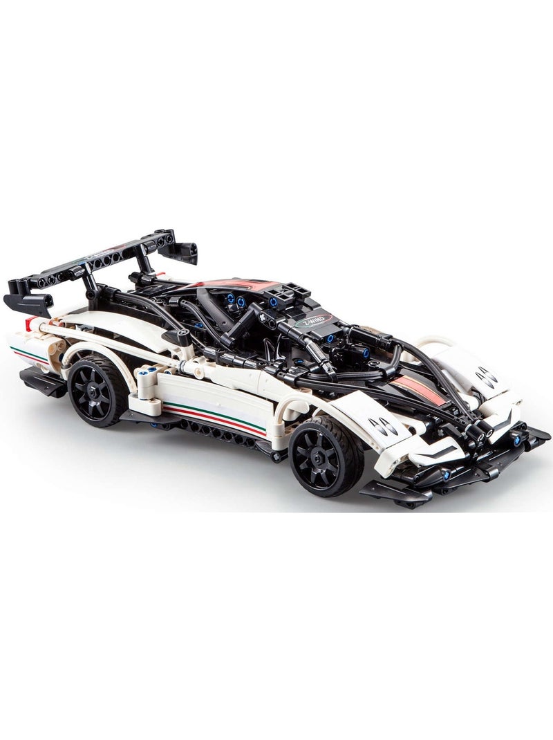 Voiture de sport rc supercar 457 pièces Blanc - Kiabi
