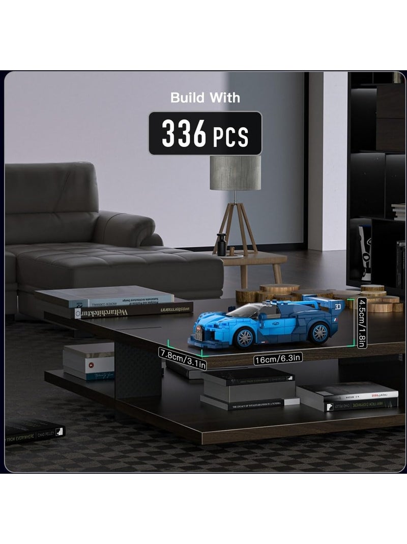 Voiture de sport Vision GT + Vitrine Bleu - Kiabi
