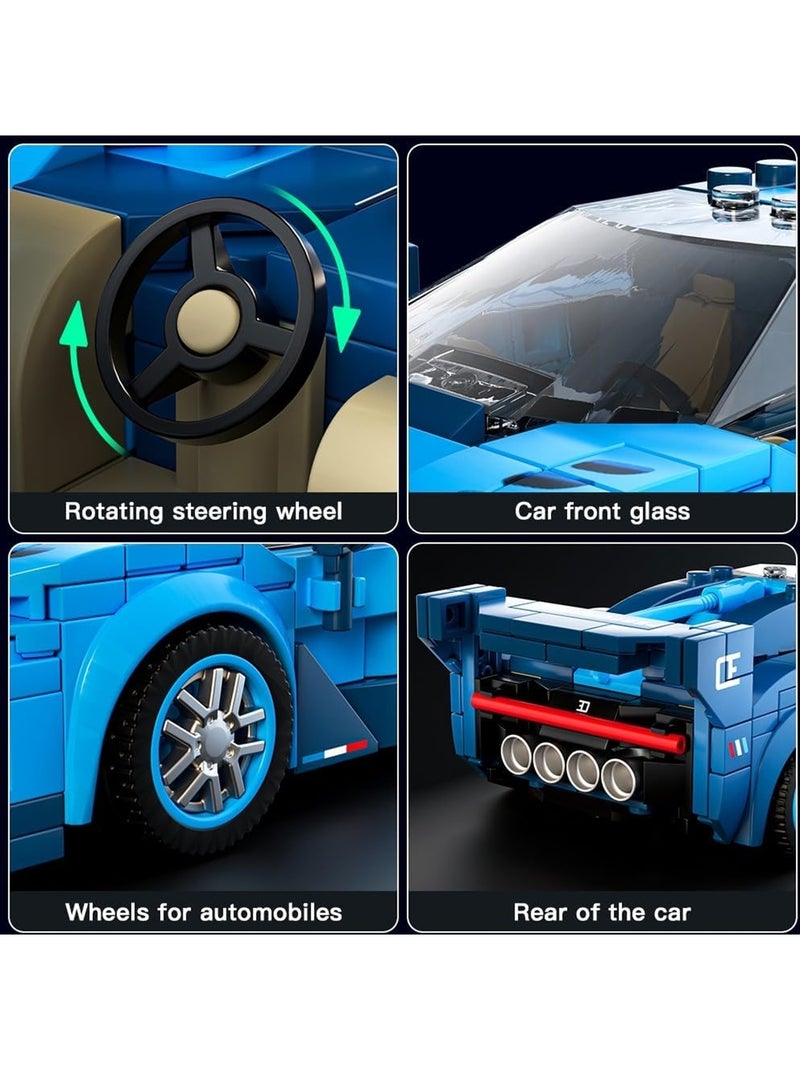 Voiture de sport Vision GT + Vitrine Bleu - Kiabi