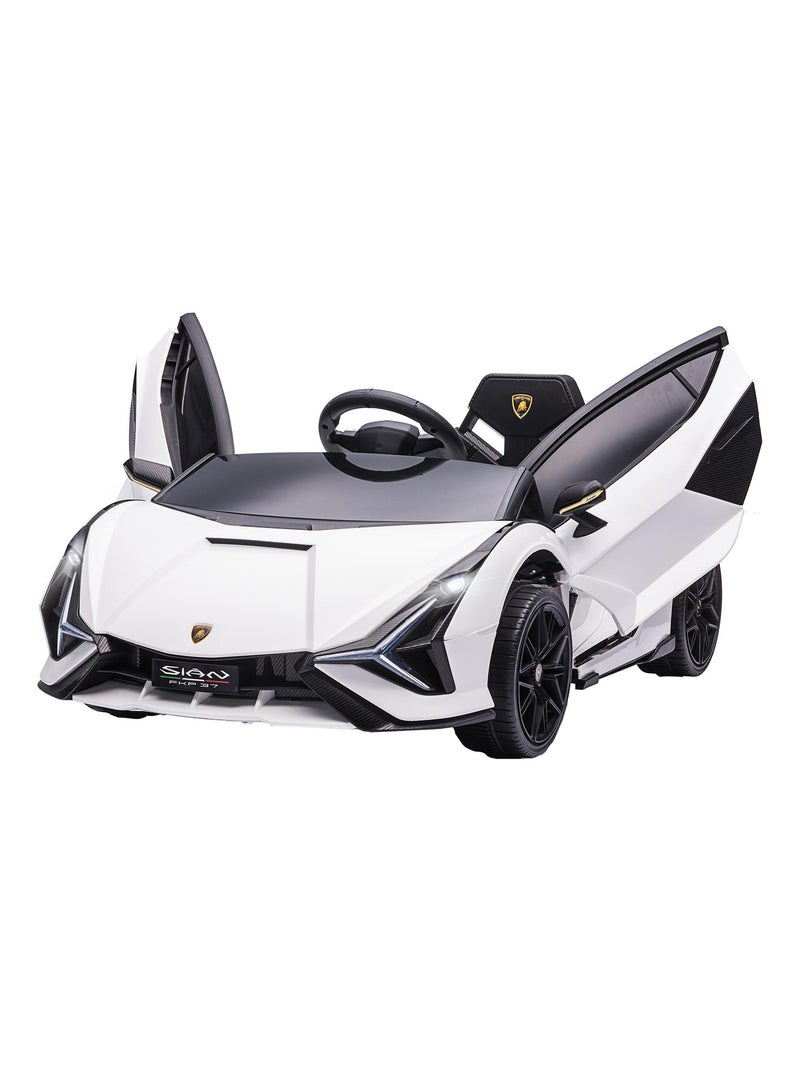 Voiture électrique enfant 12 V supercar Blanc - Kiabi