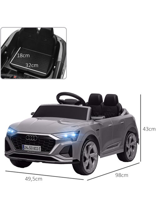 Voiture électrique enfant audi q8 sportback e-tron télécommande - Kiabi