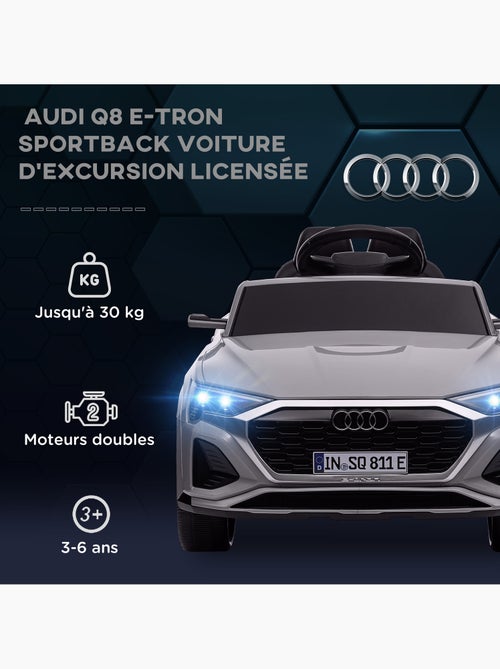 Voiture électrique enfant audi q8 sportback e-tron télécommande - Kiabi