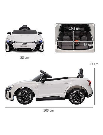 Voiture électrique enfant Audi RS e-tron GT avec télécommande