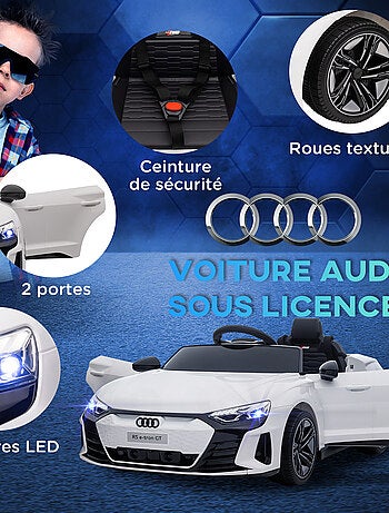 Voiture électrique enfant Audi RS e-tron GT avec télécommande
