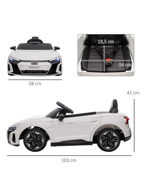 Voiture électrique enfant Audi RS e-tron GT avec télécommande - Kiabi