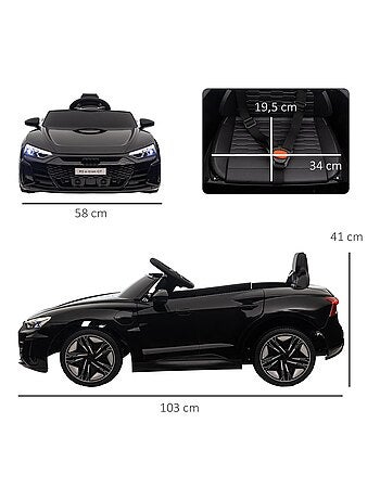Voiture électrique enfant Audi RS e-tron GT avec télécommande