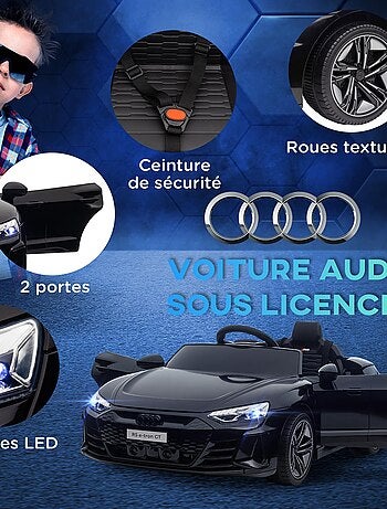 Voiture électrique enfant Audi RS e-tron GT avec télécommande