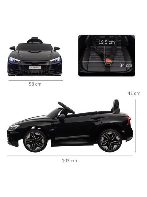 Voiture électrique enfant Audi RS e-tron GT avec télécommande - Kiabi
