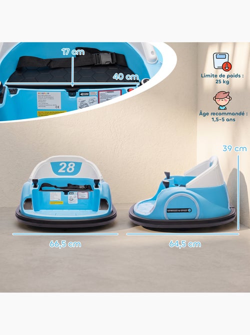 Voiture électrique enfant auto-tamponneuse effets télécommande - Kiabi Voiture électrique enfant auto-tamponneuse effets télécommande - Kiabi