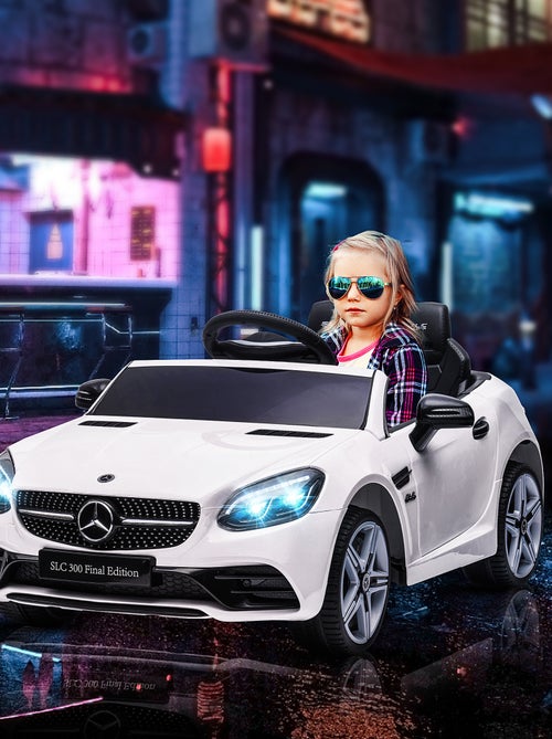Voiture électrique enfant avec télécommande Mercedes SLC 300 - Kiabi