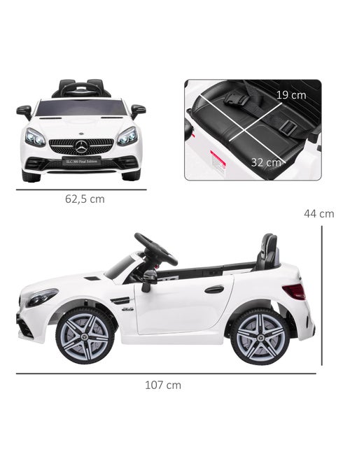 Voiture électrique enfant avec télécommande Mercedes SLC 300 - Kiabi