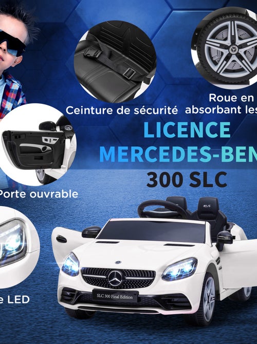 Voiture électrique enfant avec télécommande Mercedes SLC 300 - Kiabi