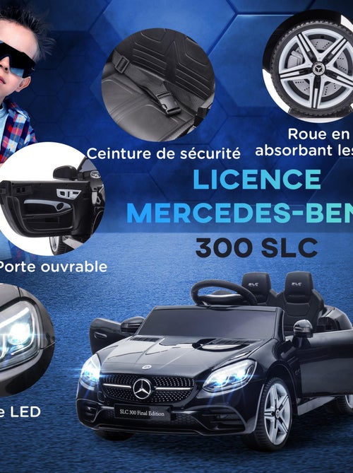 Voiture électrique enfant avec télécommande Mercedes SLC 300 - Kiabi