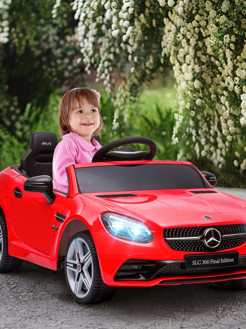 Voiture électrique enfant avec télécommande Mercedes SLC 300 Rouge - Kiabi