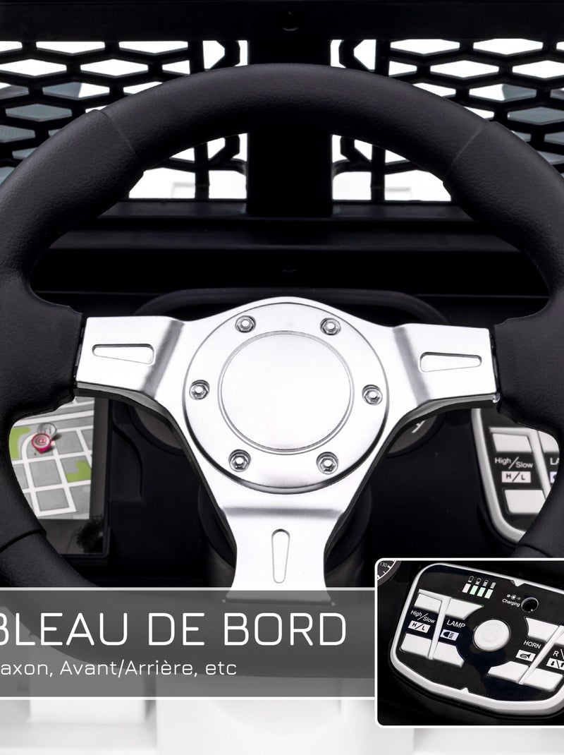 Voiture électrique enfant Blanc Blanc - Kiabi