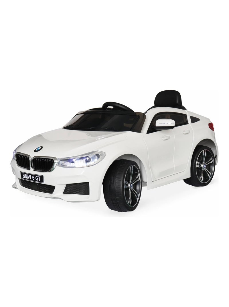 Voiture électrique enfant BMW série 6 GT 12V, 1 place Blanc - Kiabi