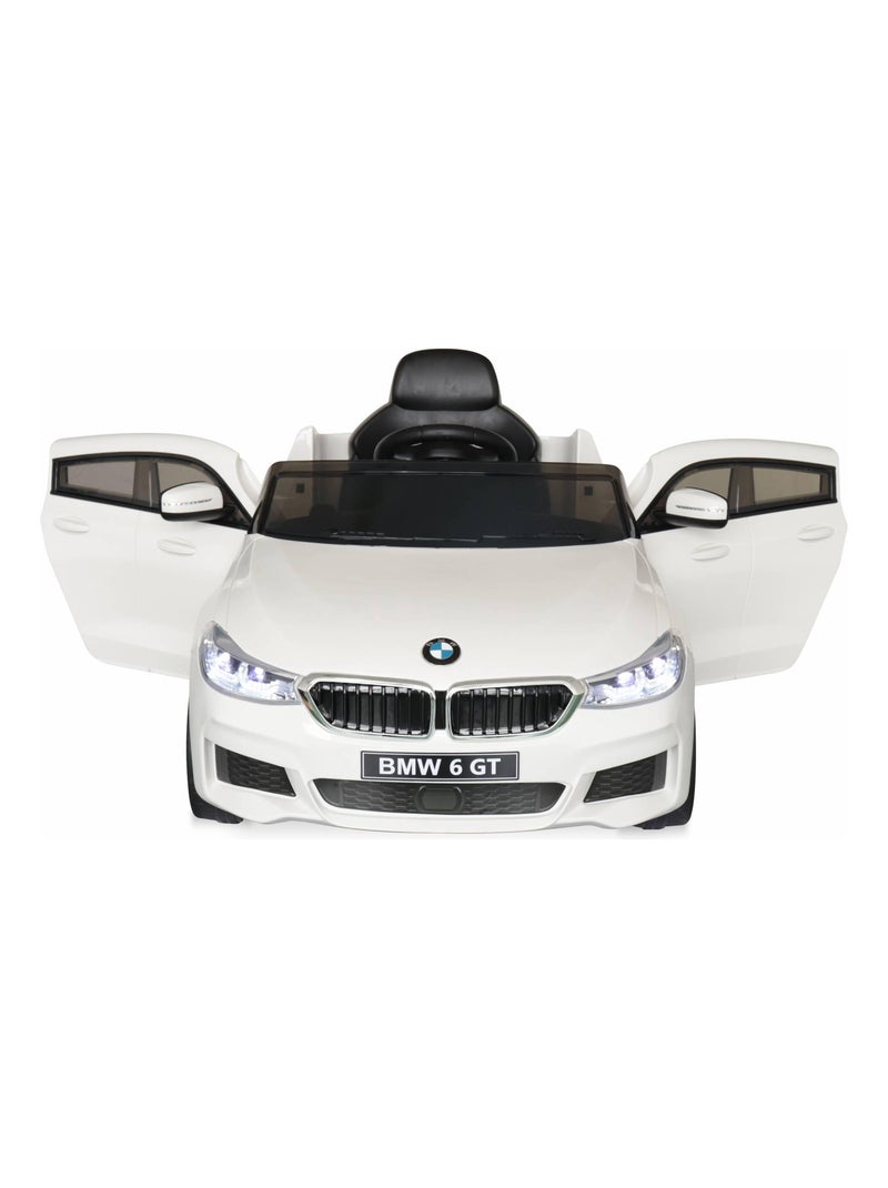Voiture électrique enfant BMW série 6 GT 12V, 1 place Blanc - Kiabi