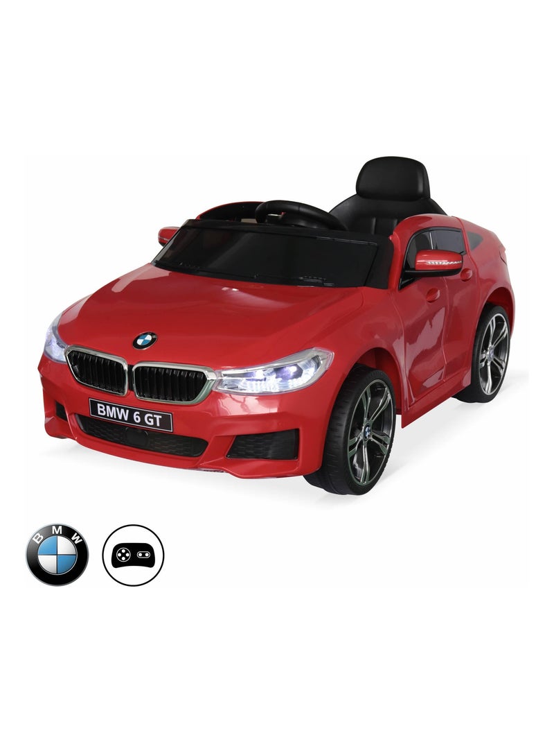 Voiture électrique enfant BMW série 6 GT 12V, 1 place Rouge - Kiabi