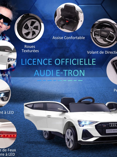 Voiture électrique enfant e-tron Sportback S line avec télécommande - Kiabi