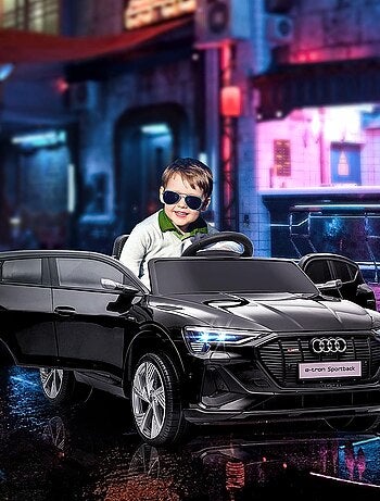 Voiture électrique enfant e-tron Sportback S line avec télécommande