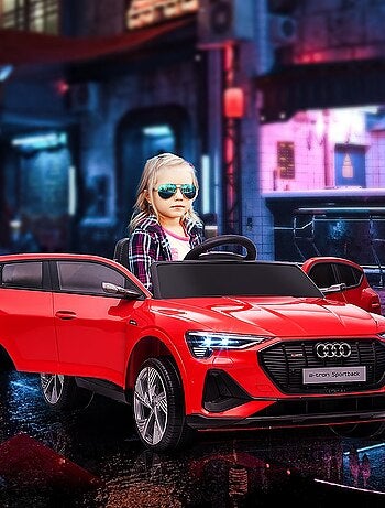 Voiture électrique enfant e-tron Sportback S line avec télécommande