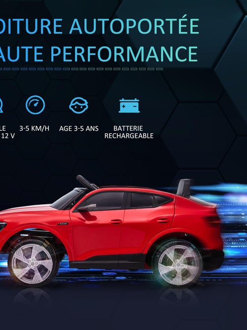 Voiture électrique enfant e-tron Sportback S line avec télécommande - Kiabi