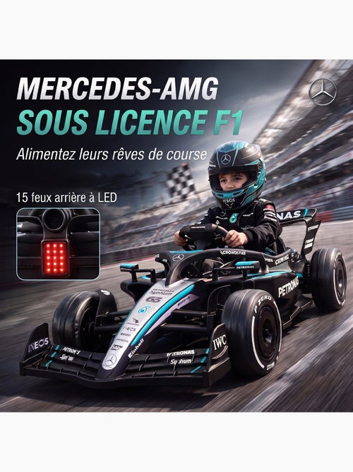 Voiture électrique enfant f1 mercedes amg petronas licence officielle - Kiabi