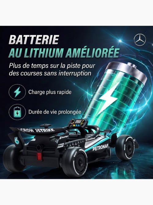 Voiture électrique enfant f1 mercedes amg petronas licence officielle - Kiabi
